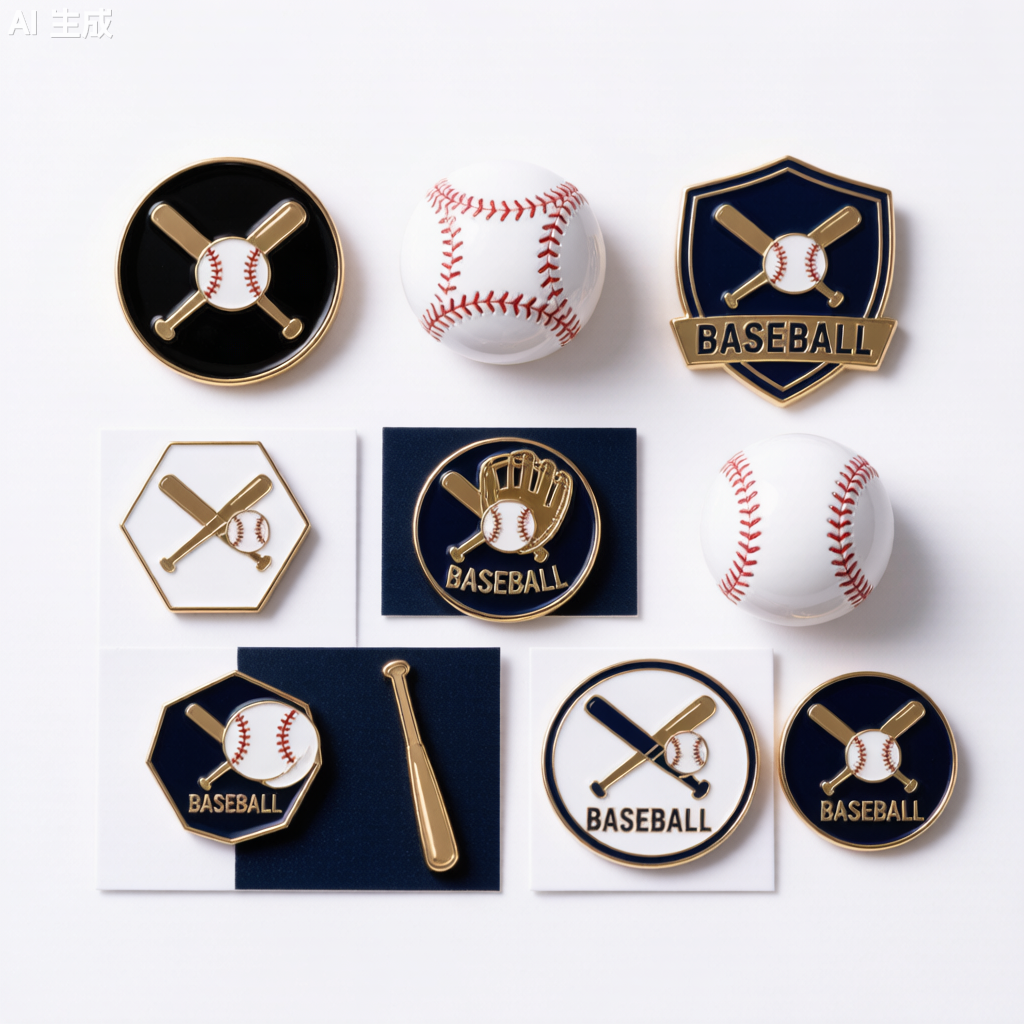 Baseball Pins detail