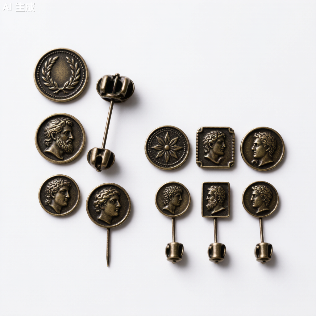 Die Struck Pins detail