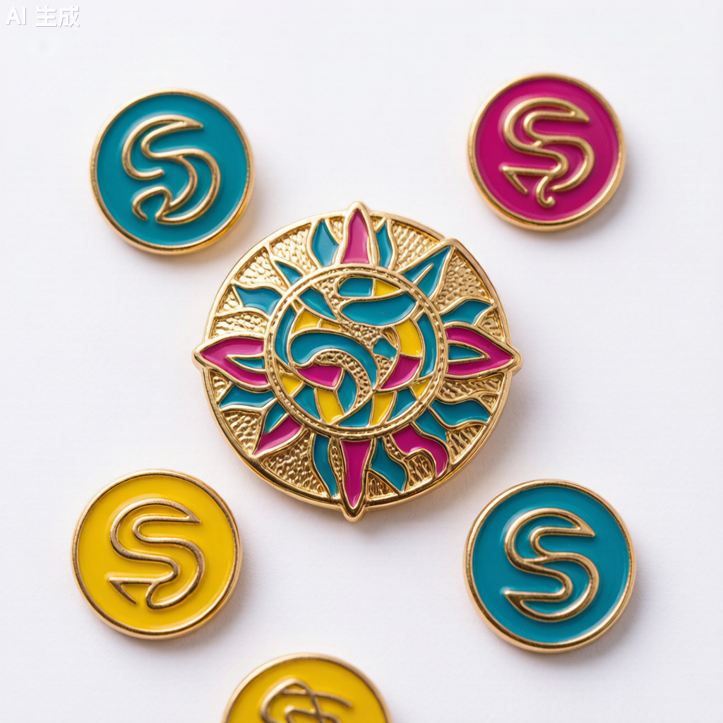 Soft Enamel Pins detail